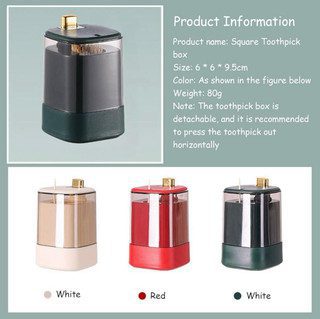 Mnm Box Deals | Automatic Press Toothpick Dispenser Automatic Press Toothpick Dispenser - Image 10