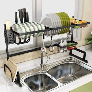 Mnm Box Deals | Over Sink Dish Drying Rack 85Cm Over Sink Dish Drying Rack 85cm - Image 6