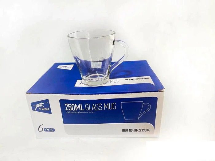 Mnm Box Deals | 6 Piece G-Horse Glass Mug 250Ml 6 Piece G-Horse Glass Mug 250ml - Image 3