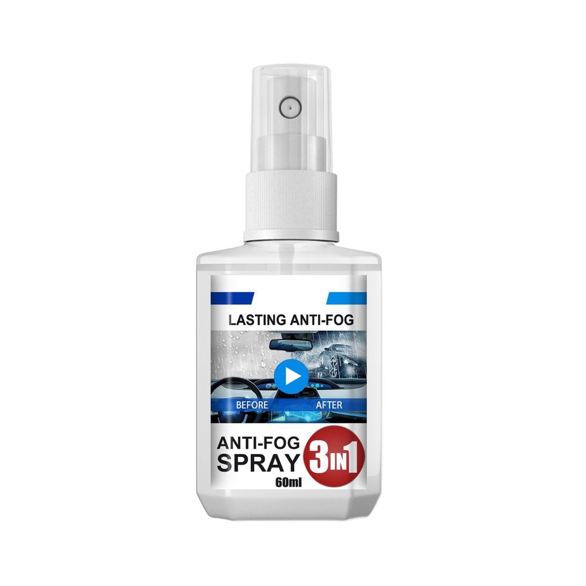 3 in 1 Rayhong Car Glass Anti-Fog Spray 60ml
