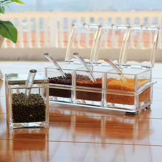 Mnm Box Deals | 4 Piece Crystal Clear Seasoning Box 4 Piece Crystal Clear Seasoning Box - Image 2