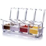 MnM Box Deals | 4 Piece Crystal Clear Seasoning Box