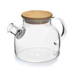 Mnm Box Deals | Borosilicate Glass Tea Pot With Bamboo Lid MnM Box Deals | Borosilicate Glass Tea Pot with Bamboo Lid