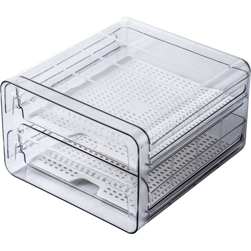 Double Layer Stackable Food Drawer