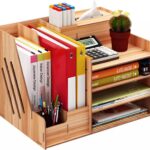 MnM Box Deals | Wooden Desktop Stationary Organizer