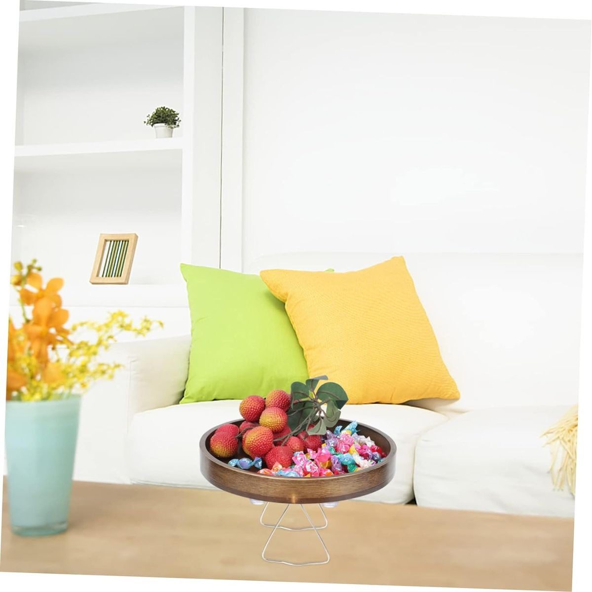 Mnm Box Deals | Wooden Clip-On Sofa Armrest Tray Table Wooden Clip-On Sofa Armrest Tray Table - Image 3