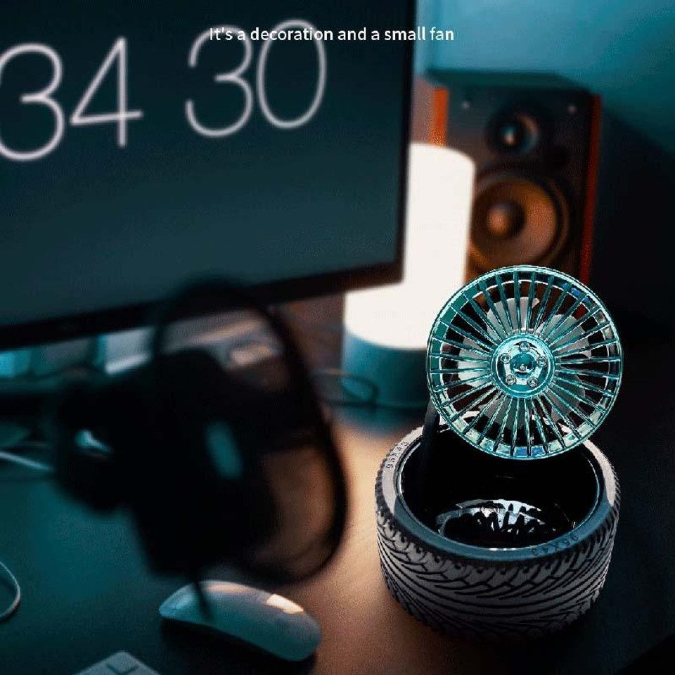 Mnm Box Deals | Portable Retro Analogue Tire Fan Portable Retro Analogue Tire Fan - Image 2
