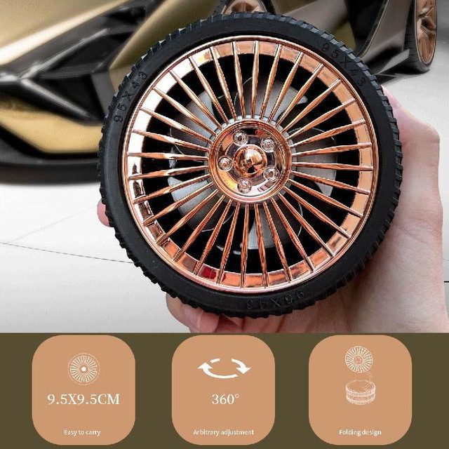 Mnm Box Deals | Portable Retro Analogue Tire Fan Portable Retro Analogue Tire Fan - Image 6