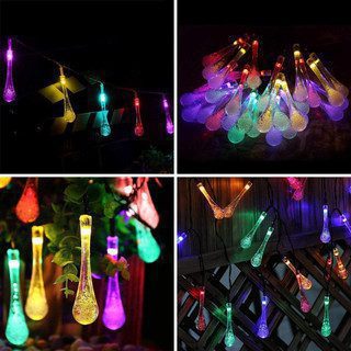 Mnm Box Deals | 5Mt Multicolor Raindrop Solar Fairy Lights 5MT Multicolor Raindrop Solar Fairy Lights - Image 3