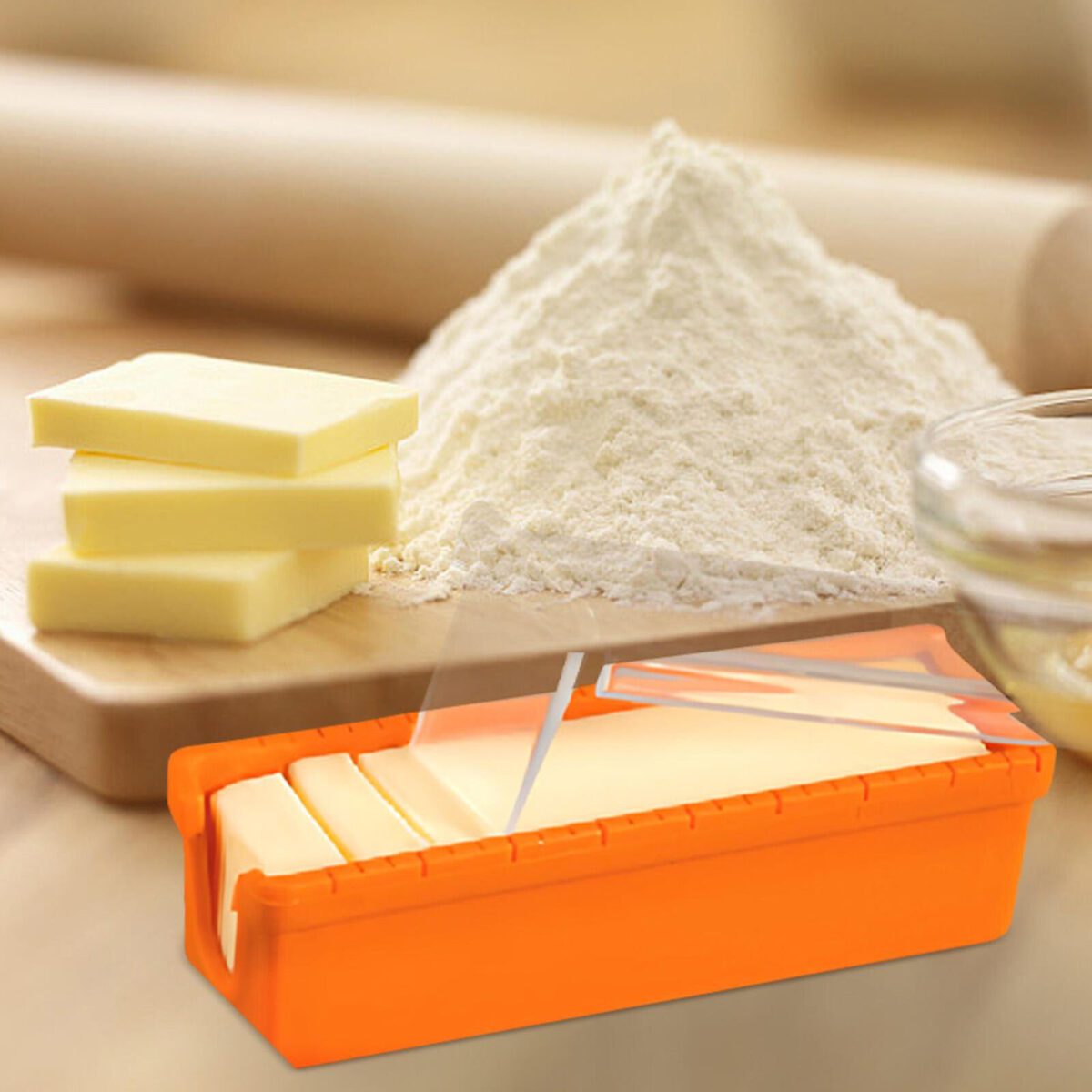 Mnm Box Deals | Silicone Butter Container With Slicer Silicone Butter Container with Slicer - Image 3