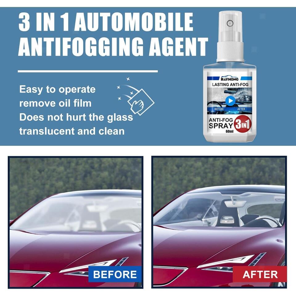 Mnm Box Deals | 3 In 1 Rayhong Car Glass Anti-Fog Spray 60Ml 3 in 1 Rayhong Car Glass Anti-Fog Spray 60ml - Image 3