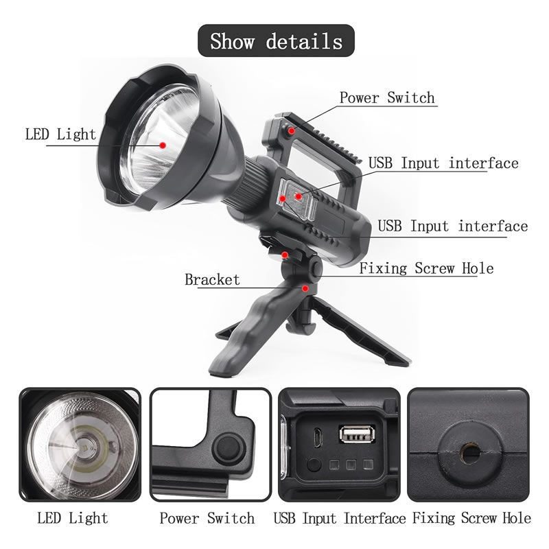 Mnm Box Deals | High Lumens Handheld Tactical Flashlight High Lumens Handheld Tactical Flashlight - Image 3