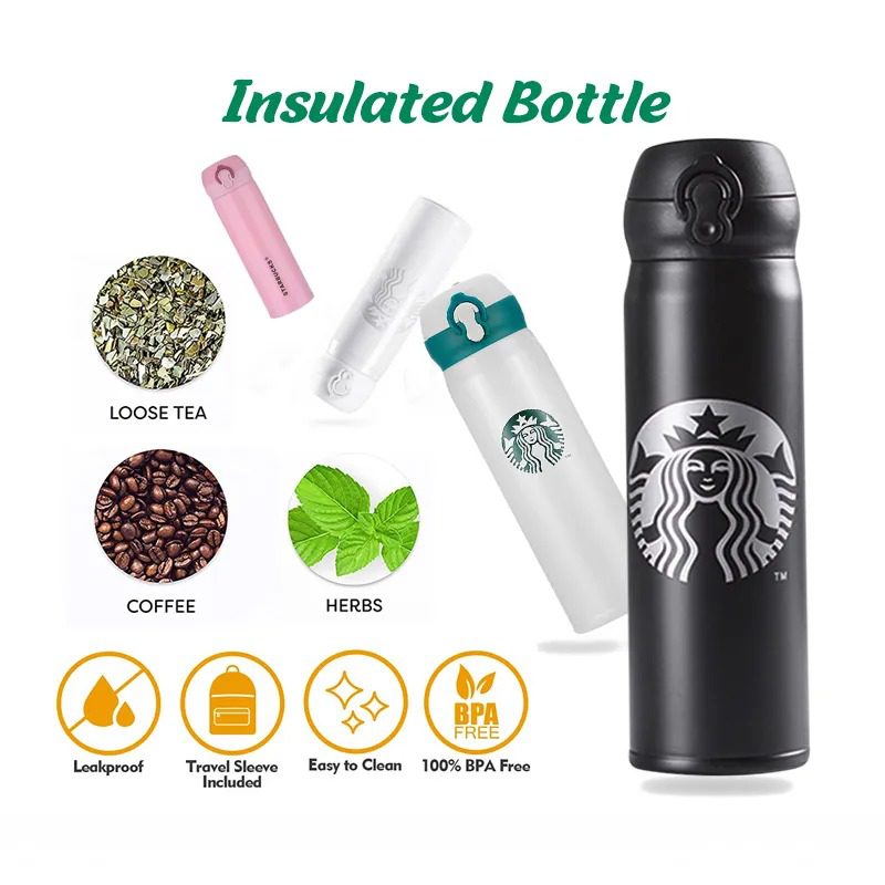 Mnm Box Deals | Starbucks Thermos Flask Cup White &Amp; Green Starbucks Thermos Flask Cup White & Green - Image 5