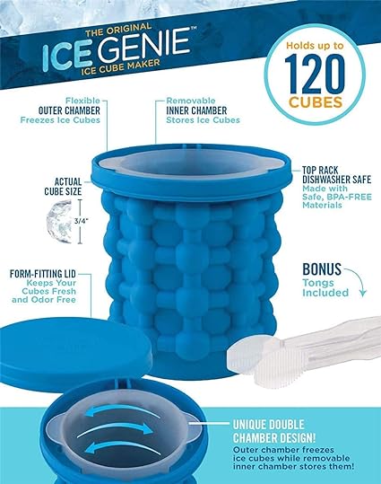 Mnm Box Deals | Silicone Ice Genie Ice Cube Maker Silicone Ice Genie Ice Cube Maker - Image 5