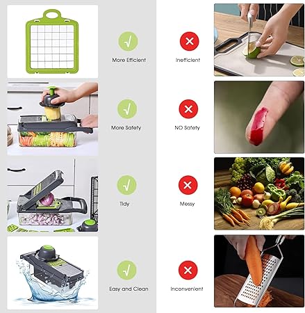 Mnm Box Deals | 16 Piece Vegetable Slicer 16 Piece Vegetable Slicer - Image 9