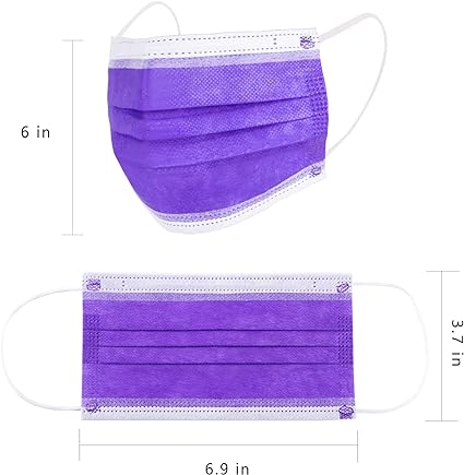 Mnm Box Deals | 50 Purple Disposable Surgical Face Mask 50 Purple Disposable Surgical Face Mask - Image 6