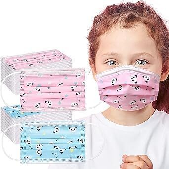 Kids Unisex Disposable 3-Ply Face Mask