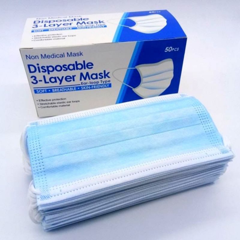 Mnm Box Deals | 50 Piece Boxed Face Mask Disposable 3-Ply 50 Piece Boxed Face Mask Disposable 3-Ply