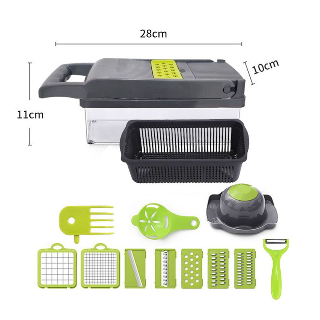 Mnm Box Deals | 16 Piece Vegetable Slicer 16 Piece Vegetable Slicer - Image 8