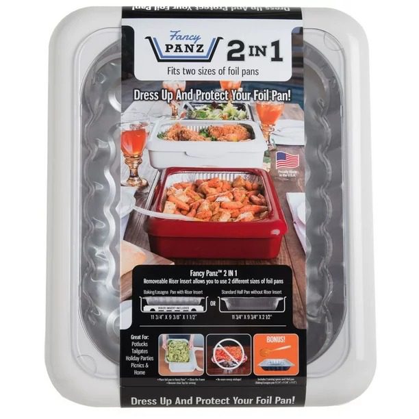 2 in 1 Foil Fancy Panz Casserole Pan