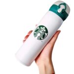 MnM Box Deals | Starbucks Thermos Flask Cup White & Green