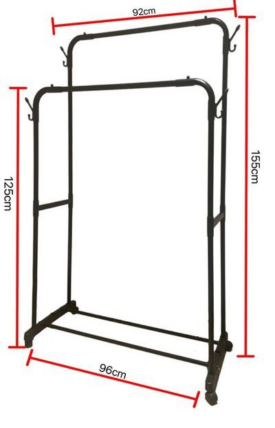 Mnm Box Deals | Double Rail Clothing And Shoe Storage Rack Double Rail Clothing and Shoe Storage Rack - Image 7