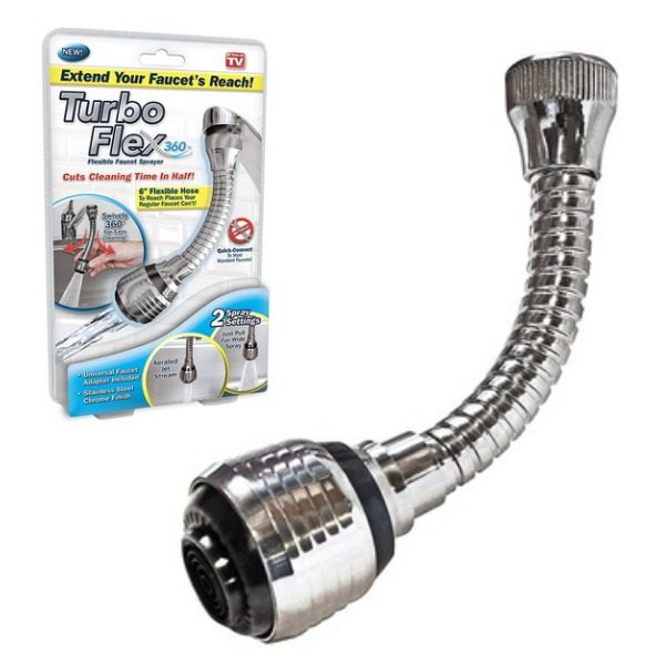 Mnm Box Deals | Turbo Flex 360 Flexible Faucet Sprayer Turbo Flex 360 Flexible Faucet Sprayer