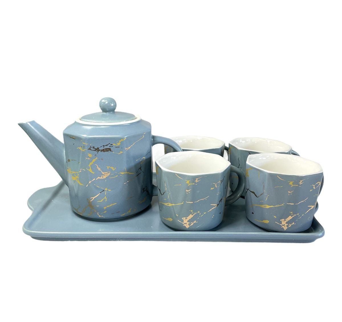 Mnm Box Deals | Waterware Ceramic Marble Tea Set Waterware Ceramic Marble Tea Set - Image 5