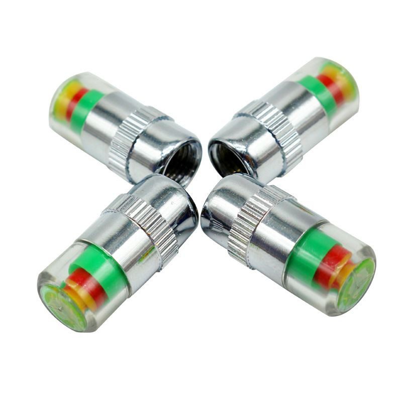 4 Piece Car Air Tire Alert Valve Cap