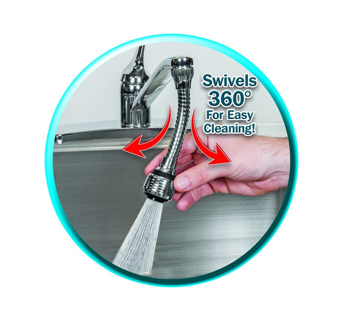 Mnm Box Deals | Turbo Flex 360 Flexible Faucet Sprayer Turbo Flex 360 Flexible Faucet Sprayer - Image 7