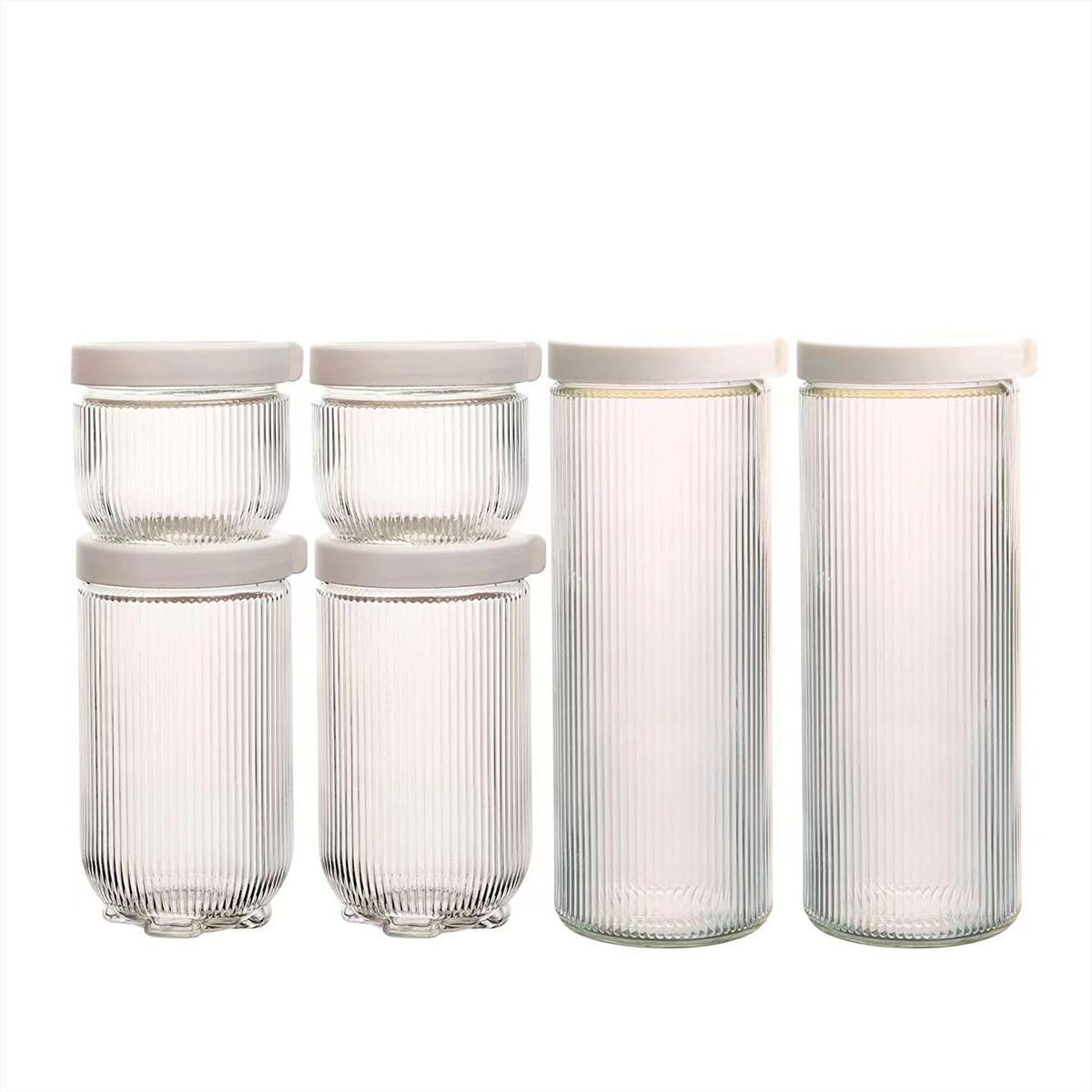 6 Piece Bailock Airtight Storage Jars