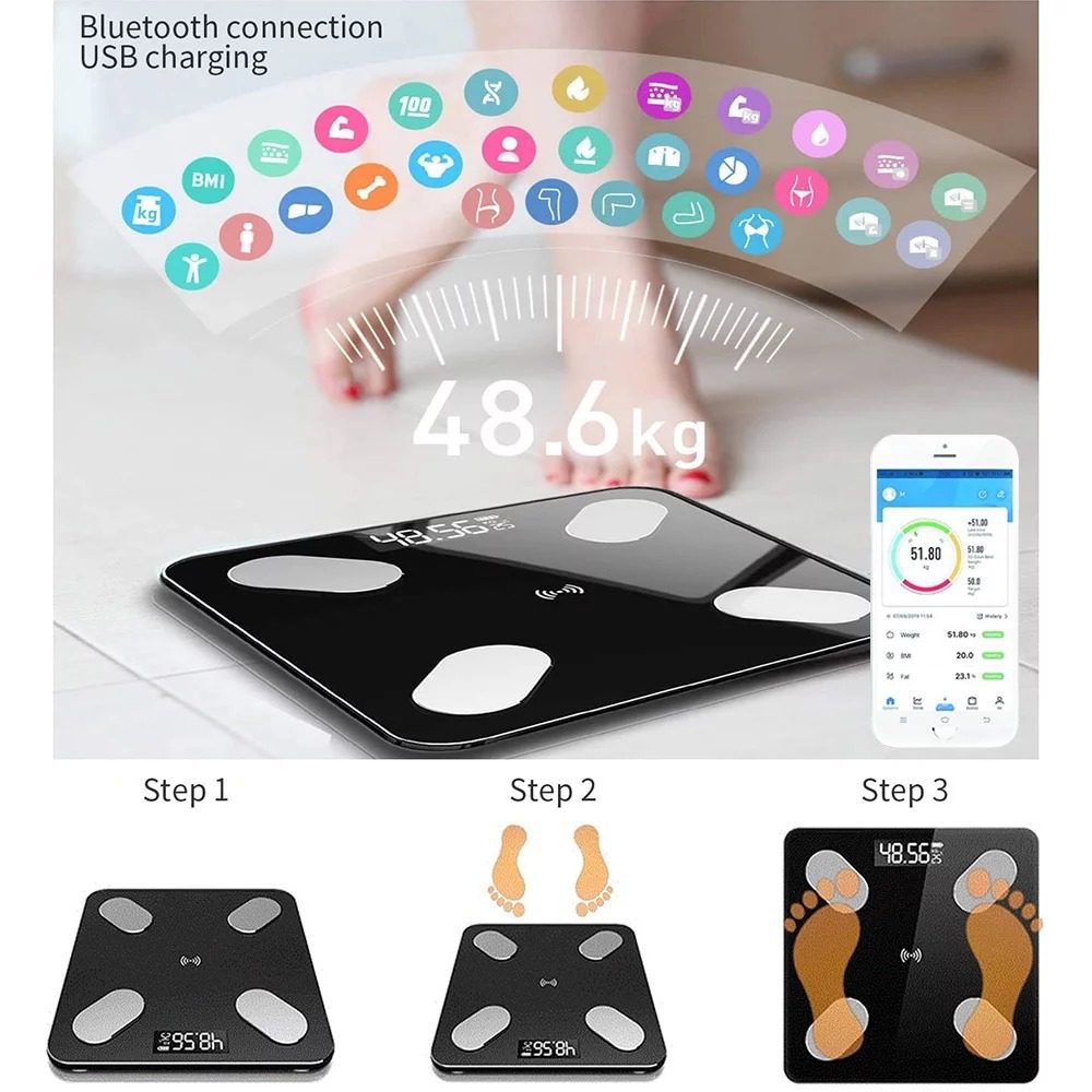 Mnm Box Deals | Digital Bluetooth Body Weight Scale Digital Bluetooth Body Weight Scale - Image 7