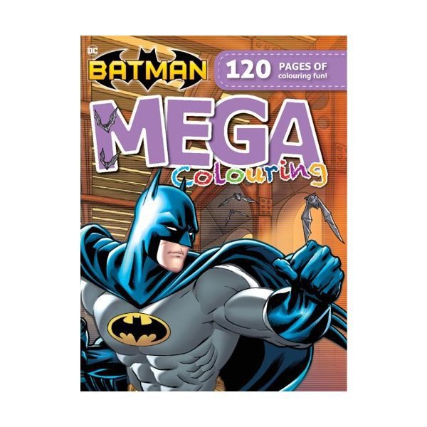 Butterfly Batman Mega Colouring Book