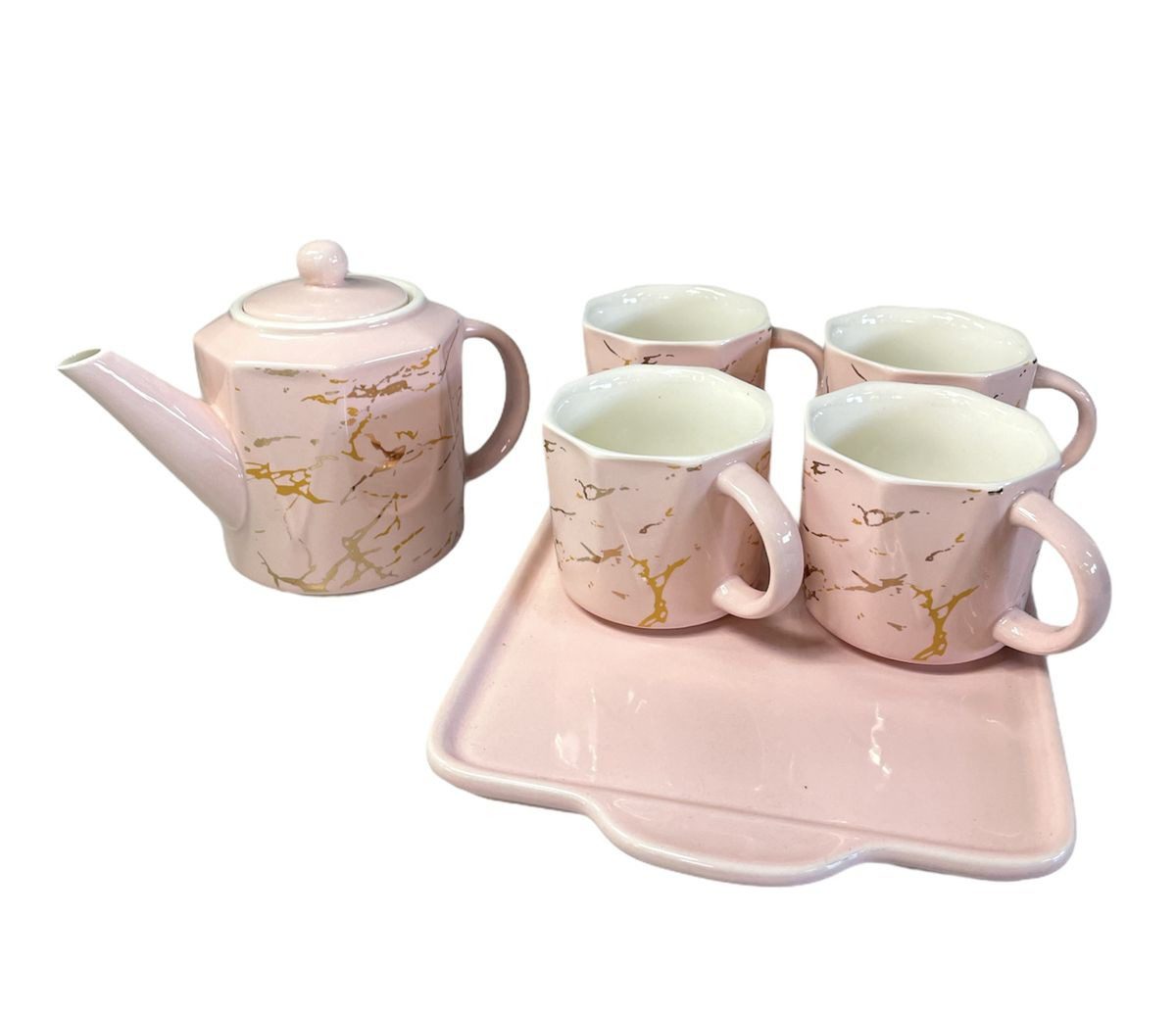 Mnm Box Deals | Waterware Ceramic Marble Tea Set Waterware Ceramic Marble Tea Set - Image 6