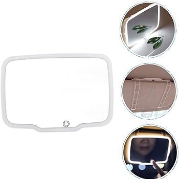 Car Vanity Makeup Mirror with LED Lights