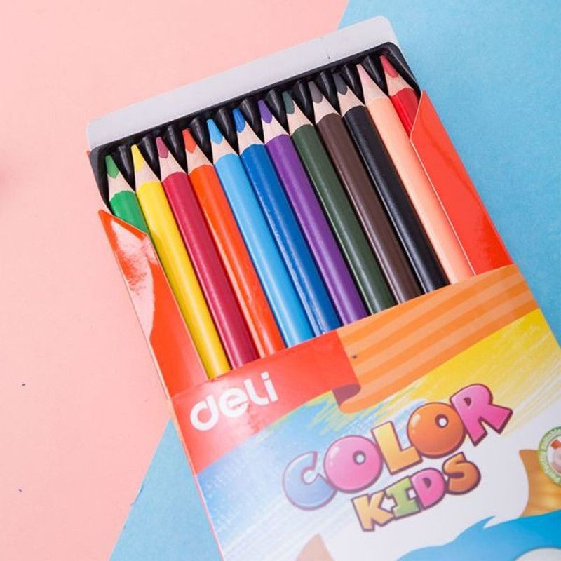 Mnm Box Deals | Deli Jumbo 12 Colored Pencil And Sharpener Deli Jumbo 12 Colored Pencil and Sharpener - Image 5