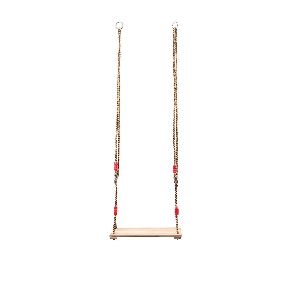 Wooden Swing Seat with Adjustable Rope