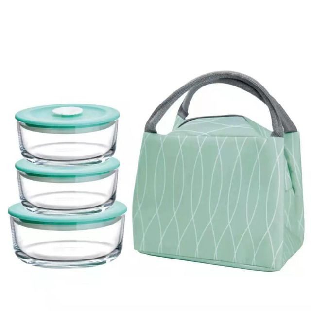 4 Piece Bailock Lunch Set with Cooler Bag