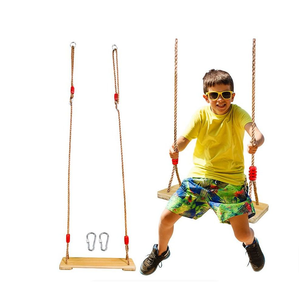 Mnm Box Deals | Wooden Swing Seat With Adjustable Rope Wooden Swing Seat with Adjustable Rope - Image 4