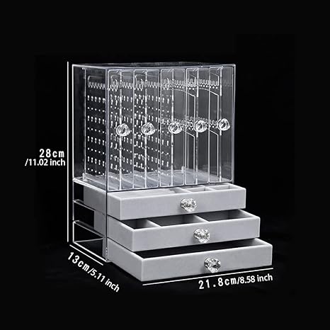 Mnm Box Deals | Jewelry Acrylic Organizer 5+3 Drawers Jewelry Acrylic Organizer 5+3 Drawers - Image 9