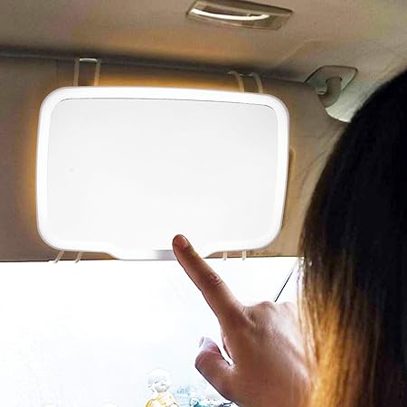 Mnm Box Deals | Car Vanity Makeup Mirror With Led Lights Car Vanity Makeup Mirror with LED Lights - Image 6