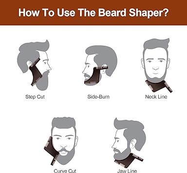 Mnm Box Deals | Beard Apron And Beard Shaping Tool Set Beard Apron and Beard Shaping Tool Set - Image 5