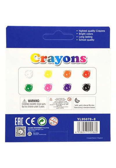 Mnm Box Deals | Yalong 8 Colors Jumbo Crayons Yalong 8 Colors Jumbo Crayons - Image 3