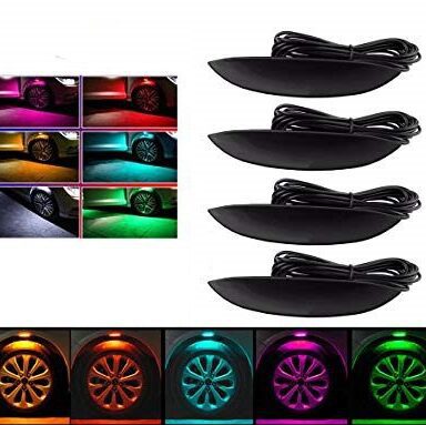 4 Pieces Car Exterior Atmosphere Lights
