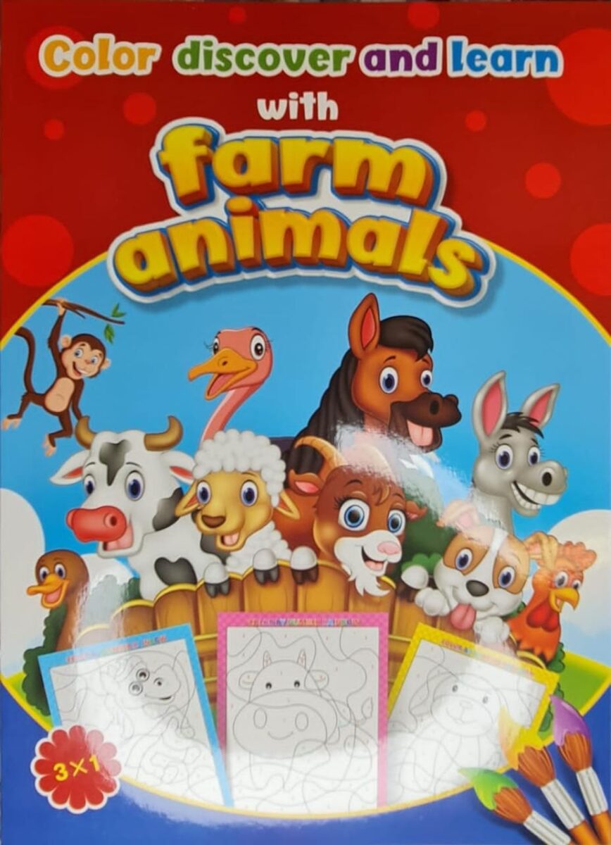 Color Discover and Learn with Farm Animals