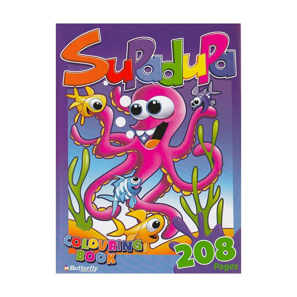 Butterfly Supadupa Colouring Book