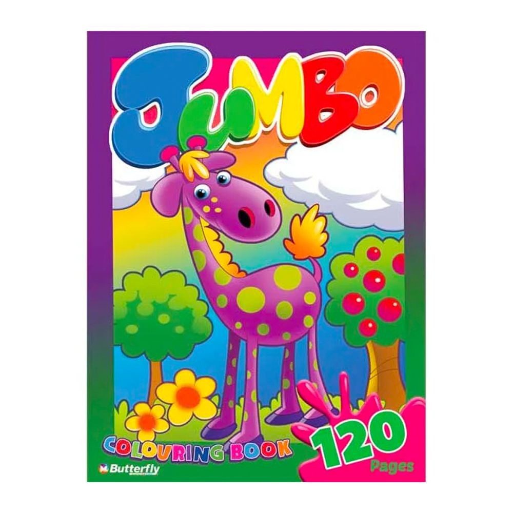 Butterfly Jumbo Colouring Book