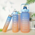 MnM Box Deals | 3 Piece 2 Tone Motivational Water Bottle