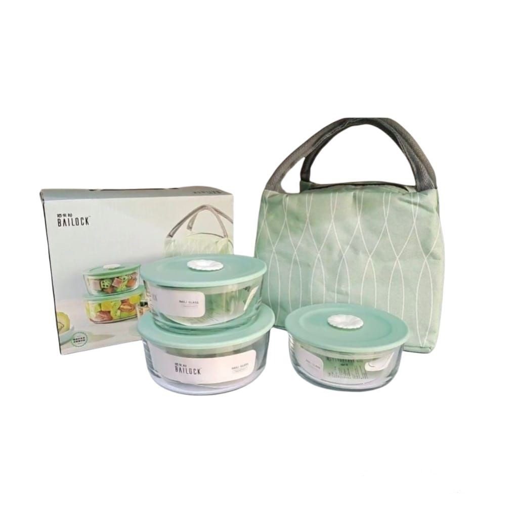 Mnm Box Deals | 4 Piece Bailock Lunch Set With Cooler Bag 4 Piece Bailock Lunch Set with Cooler Bag - Image 4