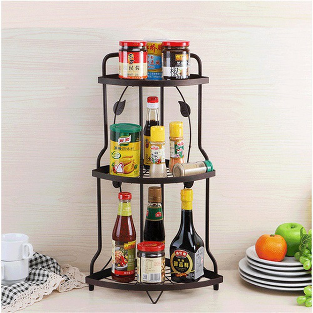 3 Tier Multifunctional Corner Shelf Rack